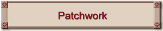 Patchwork, broderie